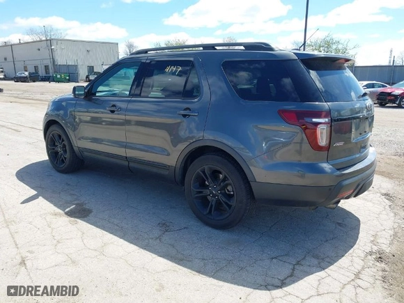 2015 Ford Explorer Sport with VIN 1FM5K8GT7FGC46957, listed as a IAAI auction lot 42041474 with 148,592 mi miles. Bid and sale history available at carsss.com. Image 3.