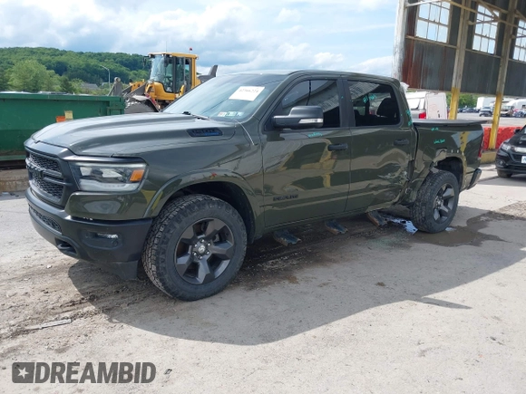 2021 Ram 1500 Big Horn with VIN 1C6SRFFT1MN669218, listed as a IAAI auction lot 42366224 with 50,230 mi miles and . Bid and sale history available at DreamBid. Image 17.