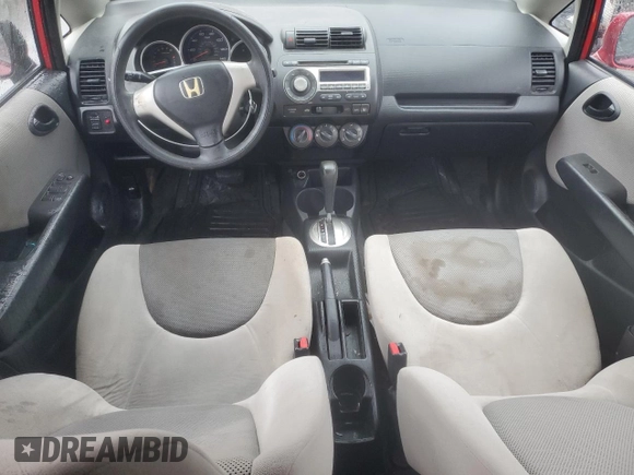 2007 Honda Fit with VIN JHMGD384X7S013234, listed as a Copart auction lot 57022645 with 222,146 mi miles and Salvage title. Bid and sale history available at DreamBid. Image 8.