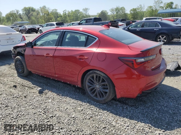 2021 Acura ILX w/Premium/A-SPEC Package with VIN 19UDE2F86MA007659, listed as a Copart auction lot 53266515 with 41,157 mi miles and Salvage Title. Bid and sale history available at carsss.com. Image 2.