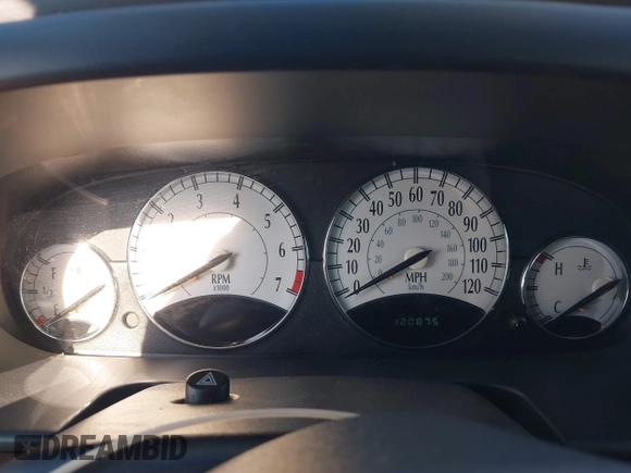 2002 Chrysler Sebring Limited with VIN 1C3EL65R72N233892, listed as a IAAI auction lot 41338296 with 120,875 mi miles and . Bid and sale history available at DreamBid. Image 7.