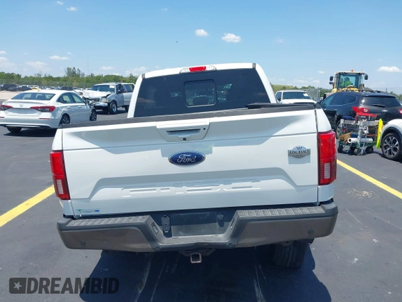 2020 Ford F-150 XL with VIN 1FTEW1E57LFC71427, listed as a IAAI auction lot 42202609 with 61,435 mi miles and . Bid and sale history available at DreamBid. Image 16.