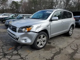 2007 Toyota RAV4 Sport with VIN JTMZD32V975060331, listed as a Copart auction lot 47826525 with 121,392 mi miles and Salvage Title. Bid and sale history available at carsss.com. Image 1.