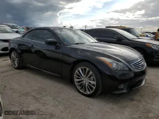 2012 Infiniti G37 Convertible with VIN JN1CV6FE5CM202059, listed as a Copart auction lot 75755024 with 0 mi miles and Salvage Title. Bid and sale history available at carsss.com. Image 4.