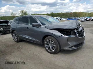 2024 Acura MDX Technology z VIN 5J8YE1H4XRL010663, wystawiony jako Copart lot #55322755 z przebiegiem 17 457 mil mil oraz Szkoda całkowita • Salvage title. Historia ofert i sprzedaży dostępna na DreamBid. Obrazek 4.