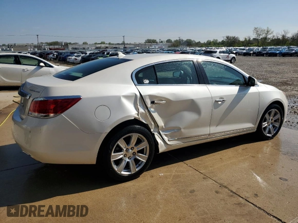 2012 Buick LaCrosse Premium 1 with VIN 1G4GD5E35CF347291, listed as a Copart auction lot 55397495 with 100,850 mi miles and Salvage title. Bid and sale history available at DreamBid. Image 3.