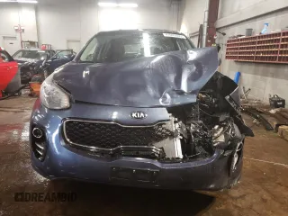 2018 Kia Sportage LX z VIN KNDPMCAC0J7377594, wystawiony jako Copart lot #47605865 z przebiegiem 155 398 mil mil oraz Szkoda całkowita • Salvage title. Historia ofert i sprzedaży dostępna na DreamBid. Obrazek 5.