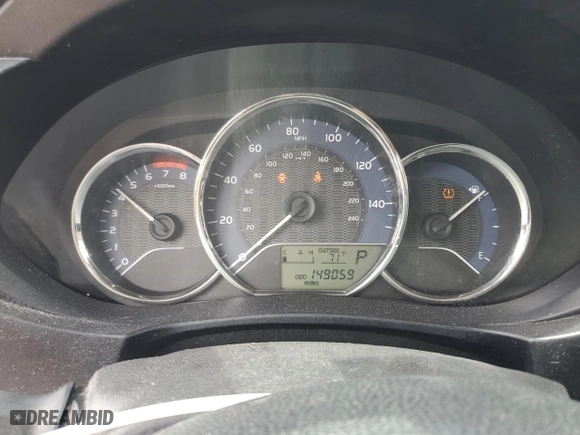 2016 Toyota Corolla L with VIN 5YFBURHE1GP374179, listed as a Copart auction lot 52635175 with 149,059 mi miles and Salvage Title. Bid and sale history available at carsss.com. Image 9.