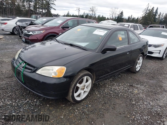 2002 Honda Civic EX with VIN 1HGEM22942L041574, listed as a IAAI auction lot 41504245 with 1 mi miles. Bid and sale history available at carsss.com. Image 17.