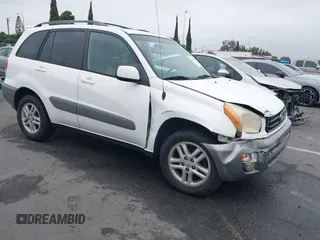 2001 Toyota RAV4 with VIN JTEGH20V310016138, listed as a IAAI auction lot 42380309 with 181,025 mi miles and . Bid and sale history available at DreamBid. Image 1.