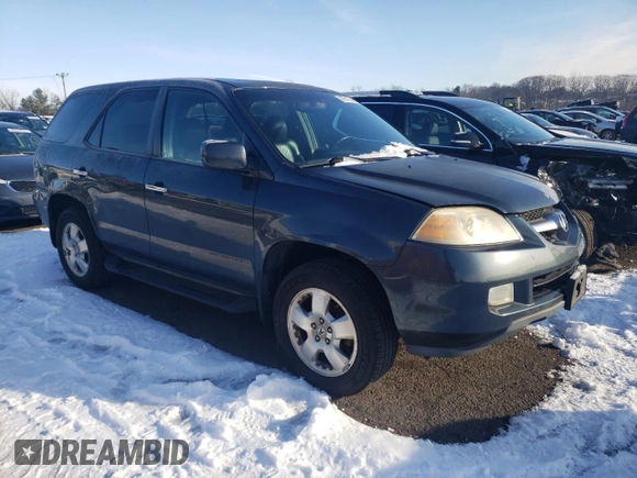 2006 Acura MDX with VIN 2HNYD18296H510025, listed as a Copart auction lot 89017045 with 160,258 mi miles and Clean Title. Bid and sale history available at carsss.com. Image 4.