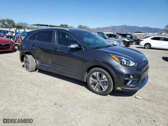 2022 Kia Niro EV S with VIN KNDCC3LG4N5133675, listed as a Copart auction lot 49747185 with NaN miles and Salvage Title. Bid and sale history available at carsss.com. Image 4.