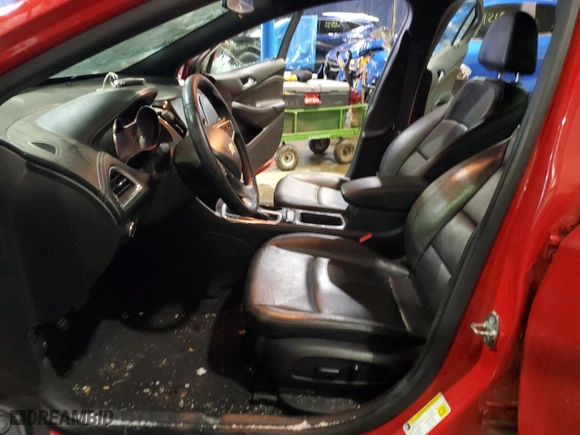 2016 Chevrolet Cruze Premier with VIN 1G1BG5SM8G7297854, listed as a Copart auction lot 38340054 with 55,291 mi miles. Bid and sale history available at carsss.com. Image 7.