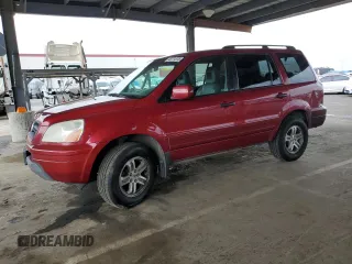 2003 Honda Pilot EX z VIN 2HKYF18533H556365, wystawiony jako Copart lot #48771375 z przebiegiem 114 838 mil mil oraz Szkoda całkowita • Salvage title. Historia ofert i sprzedaży dostępna na DreamBid. Obrazek 1.