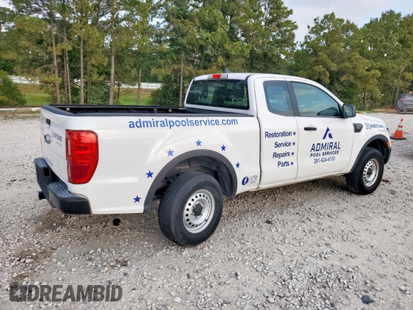 2021 Ford Ranger XL with VIN 1FTER1EH3MLD55653, listed as a Copart auction lot 57437195 with 21,779 mi miles and Clean title. Bid and sale history available at DreamBid. Image 3.