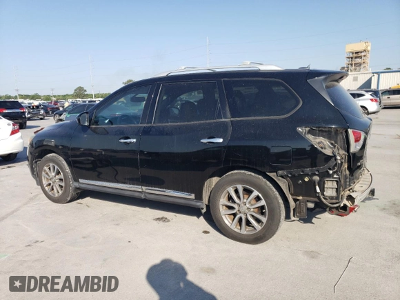 2014 Nissan Pathfinder SL with VIN 5N1AR2MN8EC708350, listed as a Copart auction lot 53275475 with 90,407 mi miles and Salvage Title. Bid and sale history available at DreamBid. Image 2.