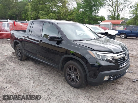 2019 Honda Ridgeline Sport with VIN 5FPYK2F10KB008474, listed as a IAAI auction lot 42144225 with 101,274 mi miles and . Bid and sale history available at DreamBid. Image 1.