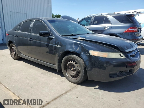 2006 Acura TL with VIN 19UUA66246A016202, listed as a Copart auction lot 54955205 with 105,284 mi miles and Salvage Title. Bid and sale history available at carsss.com. Image 4.
