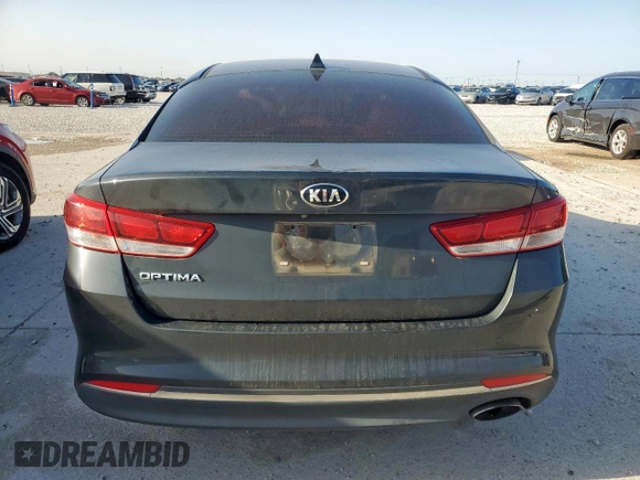 2016 Kia Optima LX with VIN 5XXGT4L38GG077310, listed as a Copart auction lot 57438535 with 113,047 mi miles and Salvage title. Bid and sale history available at DreamBid. Image 6.