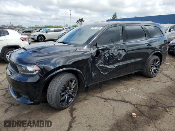 2018 Dodge Durango SRT with VIN 1C4SDJGJ7JC209575, listed as a Copart auction lot 56044395 with 101,629 mi miles and Clean title. Bid and sale history available at DreamBid. Image 1.