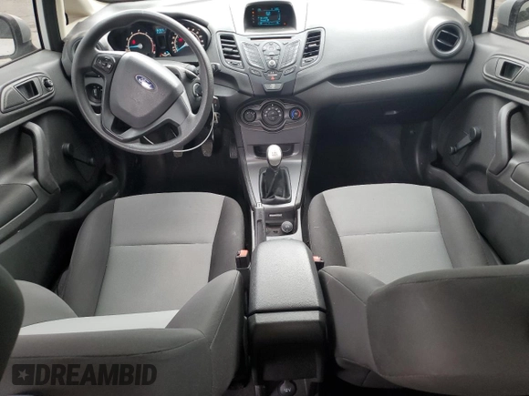 2017 Ford Fiesta S with VIN 3FADP4AJXHM142866, listed as a Copart auction lot 60107025 with 63,975 mi miles and Salvage title. Bid and sale history available at DreamBid. Image 8.