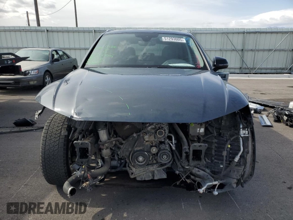 2020 Audi Q5 Premium Plus with VIN WA1BNAFY0L2028140, listed as a Copart auction lot 51293005 with 91,314 mi miles and Salvage Title. Bid and sale history available at carsss.com. Image 5.