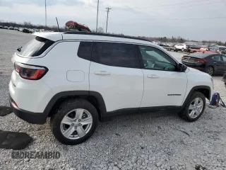 2022 Jeep Compass Latitude с VIN 3C4NJDBB4NT121925, выставлен на аукционе Copart как лот 48743545 с пробегом 46 995 миль миль и Списание • Salvage title. История ставок и продаж доступна на DreamBid. Изображение 3.
