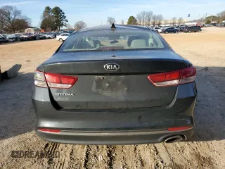 2016 Kia Optima LX with VIN 5XXGT4L37GG069425, listed as a Copart auction lot 46176795 with 135,950 mi miles and Salvage Title. Bid and sale history available at carsss.com. Image 6.