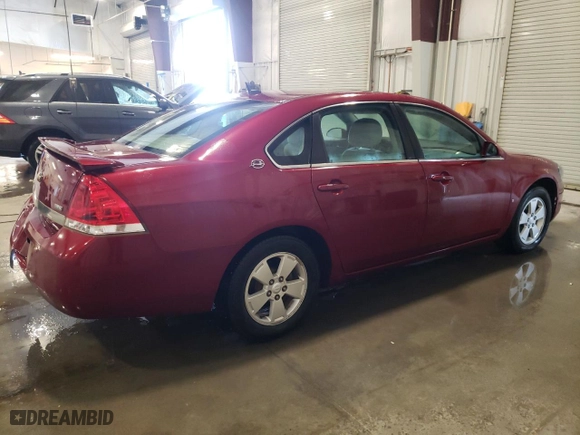 2008 Chevrolet Impala LT with VIN 2G1WT58K281378687, listed as a Copart auction lot 51318055 with 133,578 mi miles and Salvage Title. Bid and sale history available at carsss.com. Image 3.