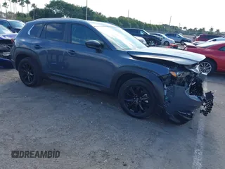 2024 Mazda CX-50 S Select with VIN 7MMVABAM5RN208388, listed as a IAAI auction lot 41301055 with 9,815 mi miles and . Bid and sale history available at DreamBid. Image 1.