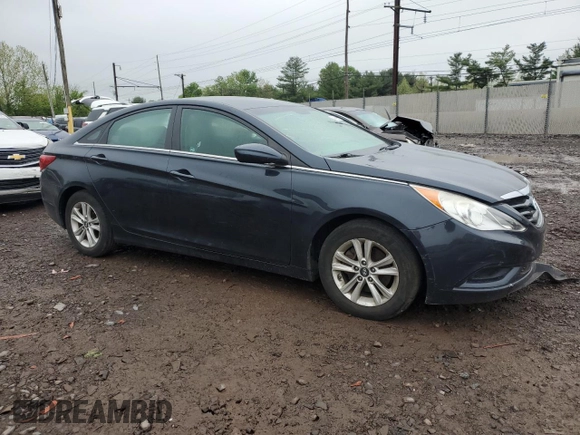 2013 Hyundai Sonata GLS with VIN 5NPEB4AC3DH779631, listed as a Copart auction lot 54946595 with 98,237 mi miles and Salvage Title. Bid and sale history available at carsss.com. Image 4.