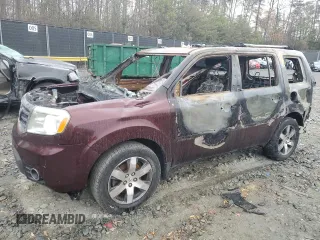 2013 Honda Pilot Touring with VIN 5FNYF4H92DB047890, listed as a Copart auction lot 84795324 with Not Provided miles and Non Repairable. Bid and sale history available at carsss.com. Image 1.