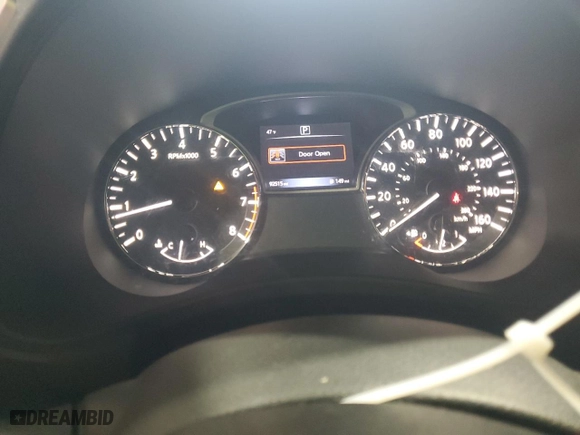 2017 Nissan Pathfinder S with VIN 5N1DR2MN6HC663703, listed as a Copart auction lot 46042195 with 92,515 mi miles and Salvage Title. Bid and sale history available at carsss.com. Image 9.