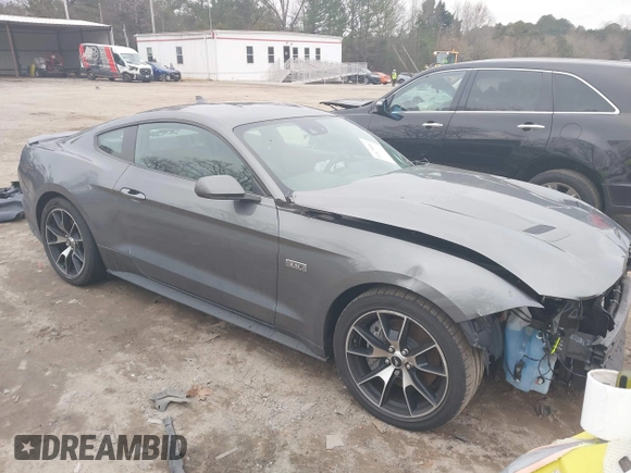 2021 Ford Mustang EcoBoost with VIN 1FA6P8TD8M5101305, listed as a IAAI auction lot 41475581 with 32,762 mi miles. Bid and sale history available at carsss.com. Image 1.
