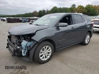 2019 Chevrolet Equinox LT z VIN 3GNAXUEV7KS668361, wystawiony jako Copart lot #65821743 z przebiegiem 93 270 mil mil oraz Szkody całkowita. Historia ofert i sprzedaży dostępna na DreamBid. Obrazek 1.