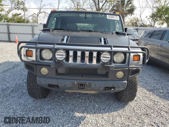 2003 Hummer H2 z VIN 5GRGN23U33H121992, wystawiony jako Copart lot #50388175 z przebiegiem 237 169 mil mil oraz Czysty tytuł • Clean title. Historia ofert i sprzedaży dostępna na DreamBid. Obrazek 5.