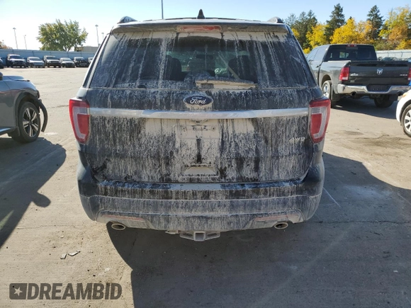2017 Ford Explorer with VIN 1FM5K8B86HGD87332, listed as a Copart auction lot 77279364 with 107,107 mi miles and Salvage Title. Bid and sale history available at DreamBid. Image 6.