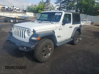 2021 Jeep Wrangler 80th Anniversary with VIN 1C4GJXAN9MW726831, listed as a Copart auction lot 55909084 with 23,602 mi miles and Salvage Title. Bid and sale history available at DreamBid. Image 1.