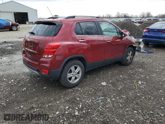 2020 Chevrolet Trax LT z VIN 3GNCJLSB9LL112868, wystawiony jako Copart lot #51441645 z przebiegiem 38 502 mil mil oraz Szkody całkowita. Historia ofert i sprzedaży dostępna na DreamBid. Obrazek 3.
