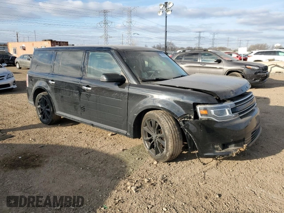 2017 Ford Flex Limited with VIN 2FMHK6D8XHBA08516, listed as a Copart auction lot 82965984 with 312,783 mi miles and Salvage Title. Bid and sale history available at carsss.com. Image 4.