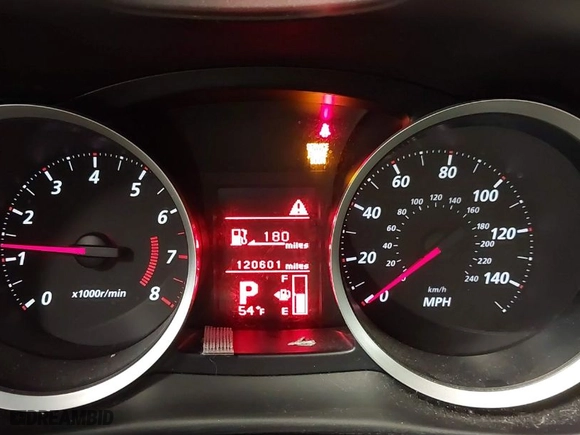 2011 Mitsubishi Lancer ES with VIN JA32U2FU5BU001075, listed as a IAAI auction lot 41458074 with 120,601 mi miles. Bid and sale history available at carsss.com. Image 7.