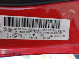2014 Dodge Journey American Value Pkg with VIN 3C4PDCAB8ET170668, listed as a IAAI auction lot 41662590 with 167,776 mi miles. Bid and sale history available at carsss.com. Image 9.