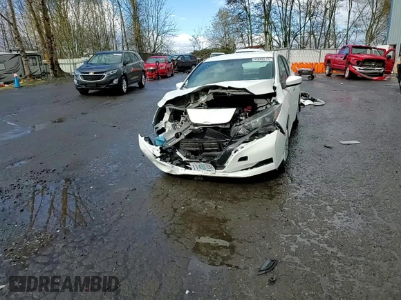 2018 Nissan LEAF S with VIN 1N4AZ1CP4JC311722, listed as a Copart auction lot 49008215 with 61,754 mi miles and Salvage Title. Bid and sale history available at DreamBid. Image 11.