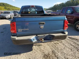 2006 Dodge Dakota SLT with VIN 1D7HW42K56S544472, listed as a Copart auction lot 73413914 with 187,616 mi miles and Salvage Title. Bid and sale history available at DreamBid. Image 6.