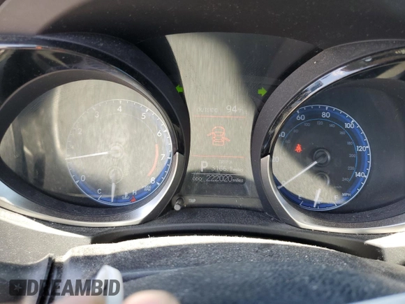 2016 Toyota Corolla L with VIN 2T1BURHE4GC563120, listed as a Copart auction lot 60828895 with 222,020 mi miles and Salvage title. Bid and sale history available at DreamBid. Image 9.