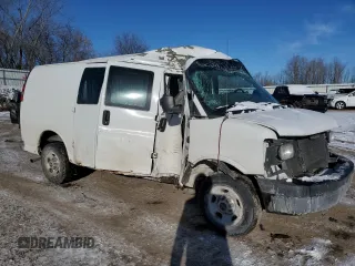 2004 GMC Savana Cargo Van with VIN 1GTGG25V641201119, listed as a Copart auction lot 41638185 with 142,757 mi miles and Clean Title. Bid and sale history available at carsss.com. Image 4.