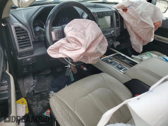 2018 Ford Expedition Platinum with VIN 1FMJU1MT0JEA50142, listed as a Copart auction lot 76636394 with 138,469 mi miles and Salvage Title. Bid and sale history available at carsss.com. Image 8.