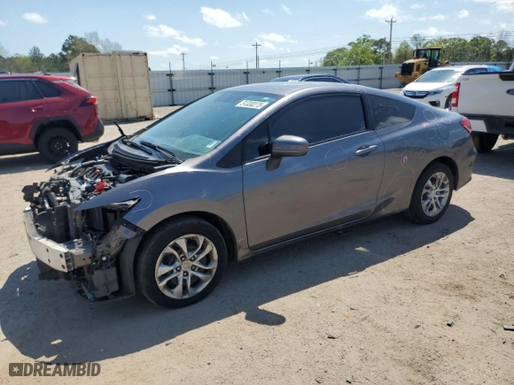 2015 Honda Civic Coupe LX with VIN 2HGFG3B54FH518439, listed as a Copart auction lot 51330275 with 122,703 mi miles and Salvage Title. Bid and sale history available at carsss.com. Image 1.