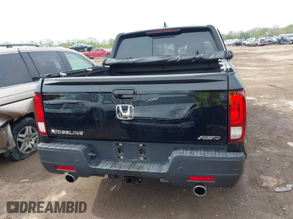 2023 Honda Ridgeline Black Edition with VIN 5FPYK3F83PB023481, listed as a IAAI auction lot 42157928 with 24,632 mi miles and . Bid and sale history available at DreamBid. Image 17.