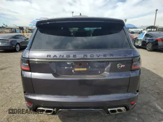 2022 Land Rover Range Rover Sport SVR with VIN SALWZ2RE0NA238645, listed as a Copart auction lot 77895924 with 8,137 mi miles and Salvage Title. Bid and sale history available at DreamBid. Image 6.